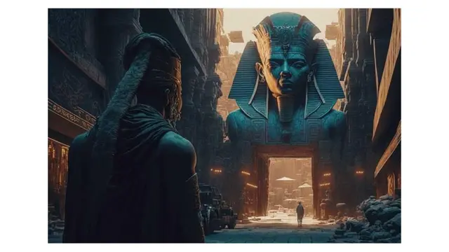 صورة لأبو الهول من إنتاج الذكاء الاصطناعي