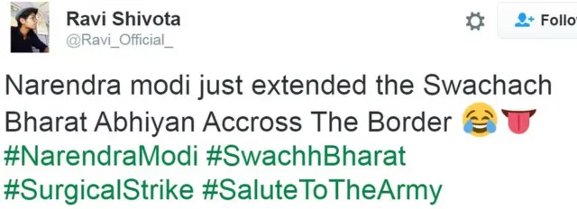 सोशल मीडिया में प्रतिक्रिया