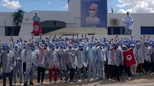Funcionários da Consomed na Tunísia