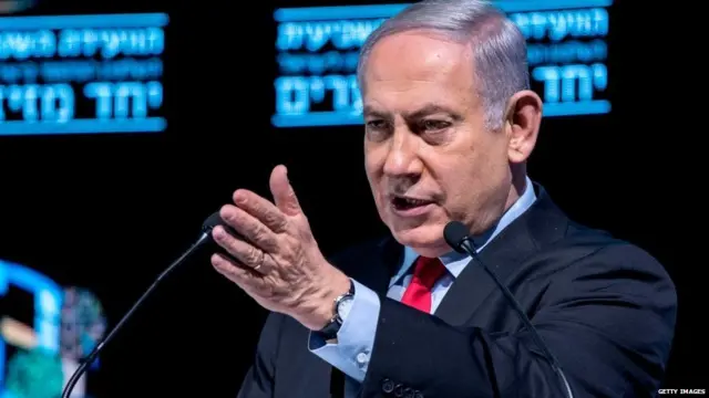 ਇਸਰਾਈਲੀ ਪ੍ਰਧਾਨ ਮੰਤਰੀ ਬੈਂਜਾਮਿਨ ਨੇਤਨਯਾਹੂ
