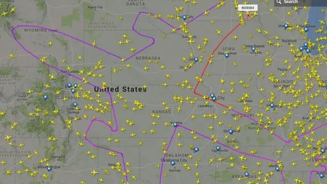 Силуэт "боинга"