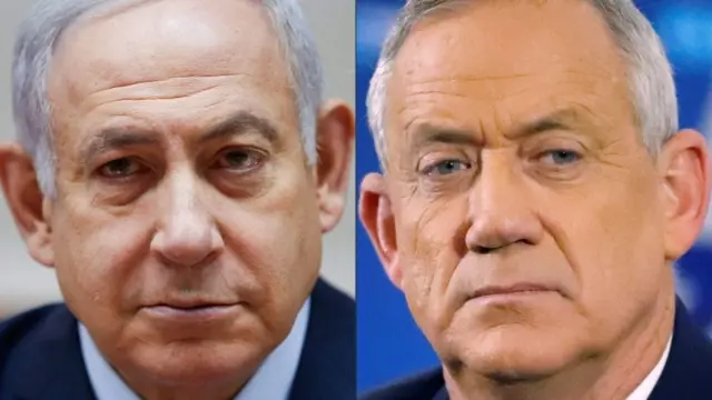 Binyamin Netanyahu ve Benny Gantz