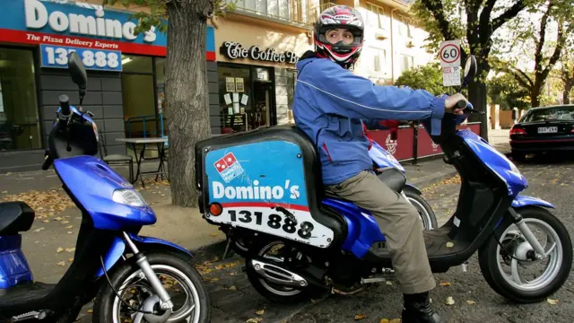 Repartidor de Domino´s Pizza