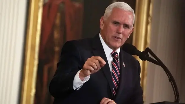 Vicepresidente de Estados Unidos, Mike Pence.