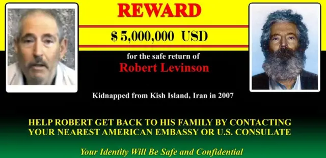 FBI yemereye imiliyoni zitanu z'amadolari umuntu wese yari gutanga amakuru yari gutuma Robert Levinson atahuka mu mahoro