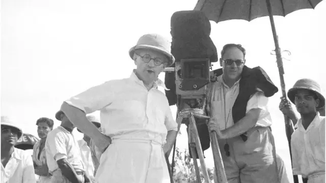 1937లో భారత్‌లో ఓ సినిమా చిత్రీకరణలో పాల్గొన్న జోసెఫ్ విర్షింగ్ (కుడివైపు కెమెరా పక్కన ఉన్న వ్యక్తి)