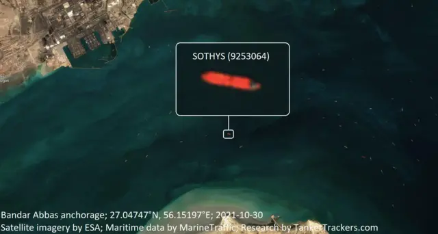 Đường đi của tàu chở dầu SOTHYS của Việt Nam