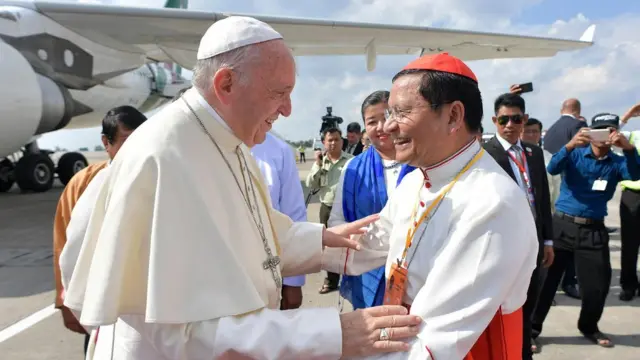 Paus, Katolik., Vatikan, Myanmar