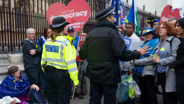 Protesta anti Brexit en Londres.