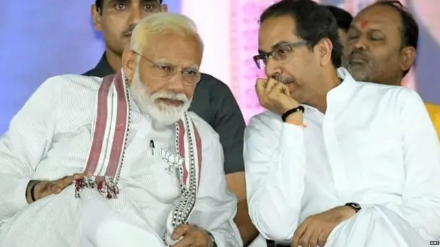 नरेंद्र मोदी आणि उद्धव ठाकरे