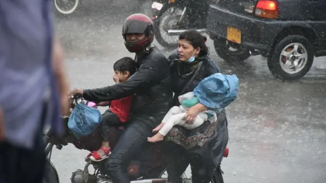 کراچی، بارش