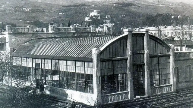 Съемочный павильон киностудии А. Ханжонкова в Ялте