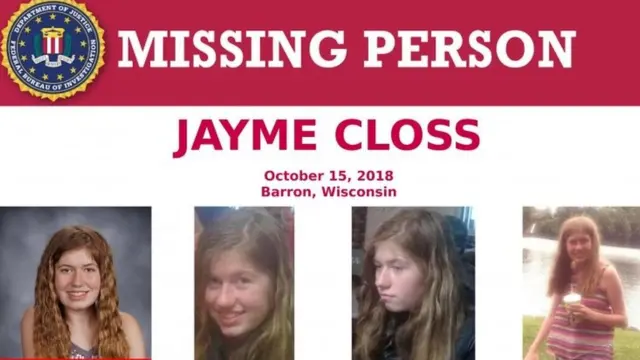 Afiche de la búsqueda de Jayme Closs