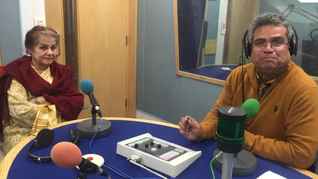 ज़ुल्फ़िकार अली भुट्टो की जीवनी लिखने वाली सैयदा सैयदेन हमीद बीबीसी स्टूडियो में रेहान फ़ज़ल के साथ