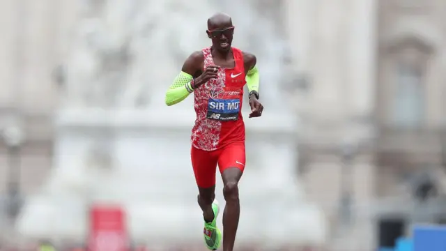 Мо Фара на финише