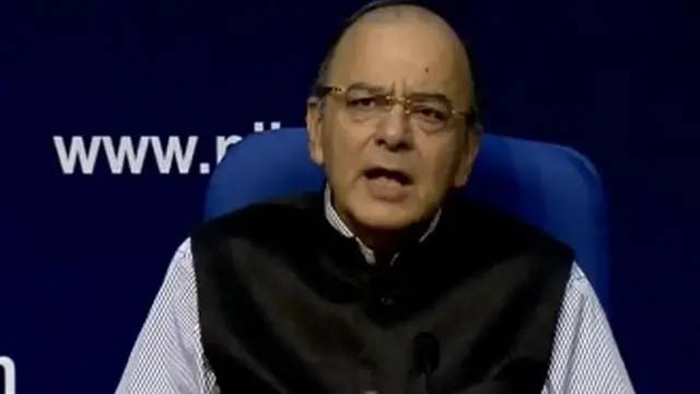 वित्त मंत्री अरुण जेटली , नोटबंदी