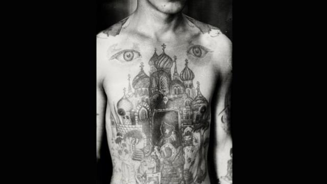 Какие татуировки делают блатные заключенные на лице