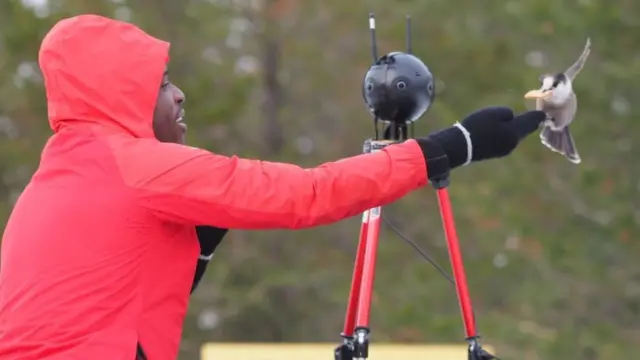 Tawanda Kanhema avec sa caméra