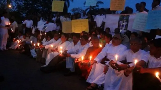 ළමා ලිංගික දූෂණවලට එරෙහිව කොළඹ පැවති විරෝධතාවයක්