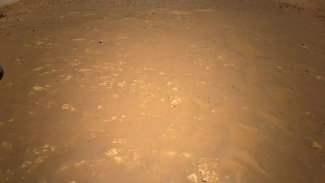 صورة ملتقطة من داخل المروحية