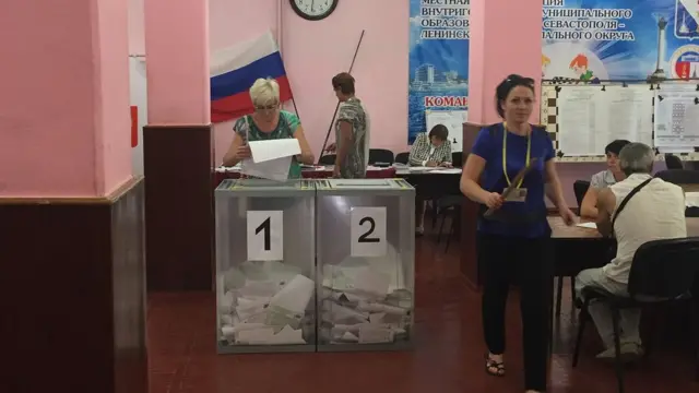 Севастополь, избирательный участок