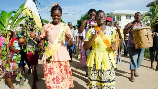 Celebración del Día del Asentamiento Garífuna en Belice