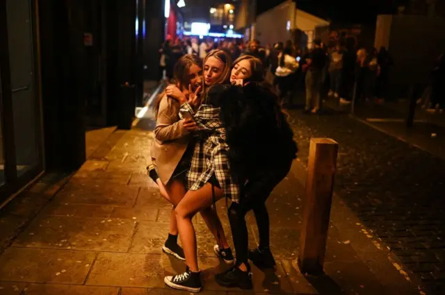 Новогодние гуляние в Ливерпуле