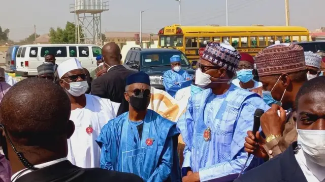ziyarar Buhari Borno