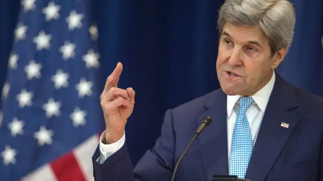 جون كيري وزير الخارجية الأمريكي