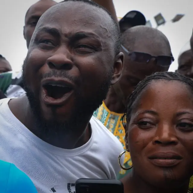 Mourners for Prophet TB Joshua lying-in-state