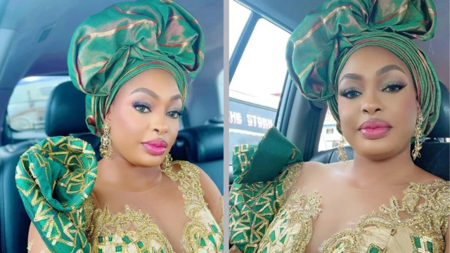 Rita Dominic: Fidelis Anosike and Rita Dominic traditional marriage- See fotos of how celebs turn up