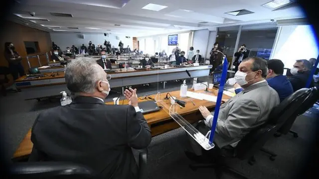 Plenário da CPI da Covid