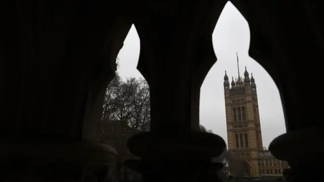 Вид на здания парламента