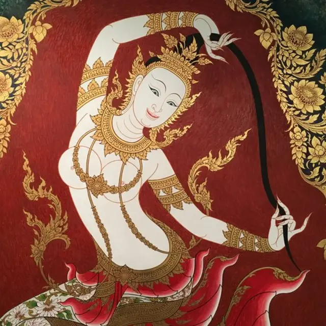 Tranh tại Trung tâm Văn hóa Nghệ thuật Bangkok