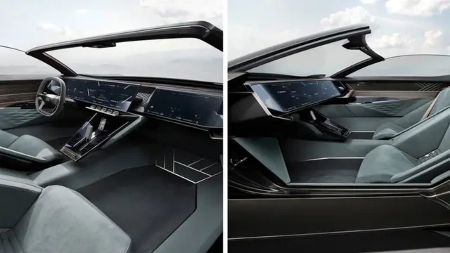 در حالت خودران فرمان و پدال‌ها در داشبورد مخفی می‌شود