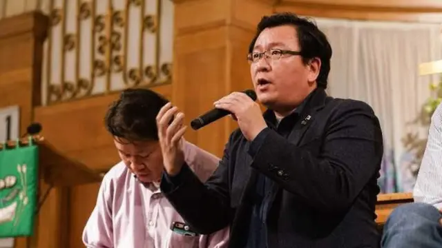 지난 달 영국 런던에서 열린 런던국제영화감독축제에 참석한 김규민 감독