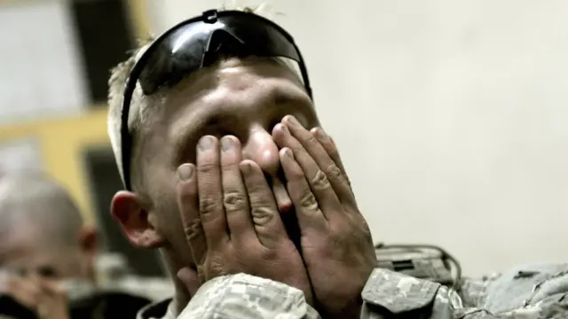 Soldado estadounidense en Afganistán