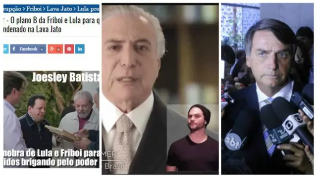 Lula, Temer e Bolsonaro