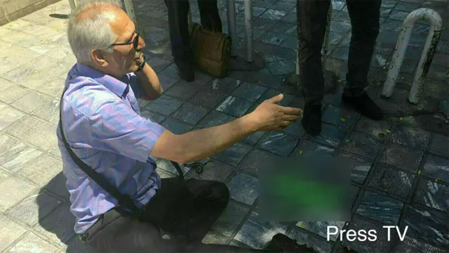 Meclis'teki saldırıda yaralanan bir kişi