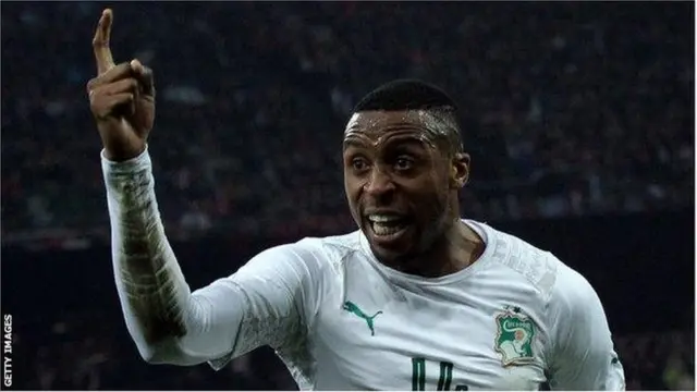 Jonathan Kodjia ni we yatanguye gutsinda mu rukino rwahuje Côte d'Ivoire n'Urwanda.
