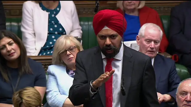 The Labour MP for Slough, Tanmanjeet Singh Dhesi, demanded with great passion that the PM apologise for comments he made a while ago in a newspaper article comparing Muslim women to letterboxes