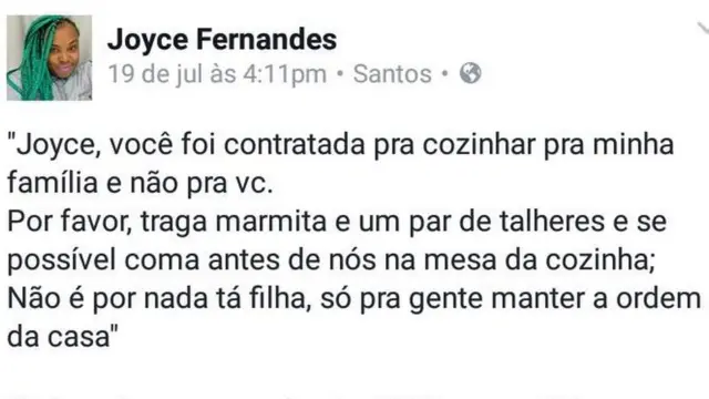 Hoje professora, Joyce Fernandes criou hashtag e página após sucesso365bet ao vivopost