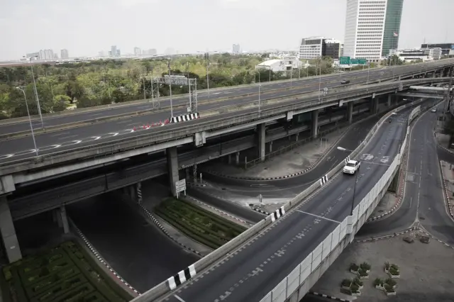 กรุงเทพ โควิด 19 ไวรัสโคโรนา เหงา