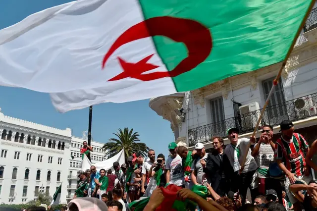 Manifestation du vendredi en Algérie.