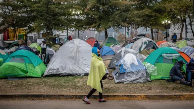 Migrantes latinos en Chile