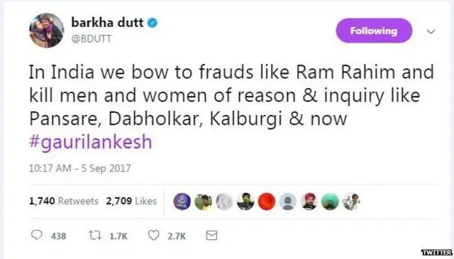 गौरी लंकेश, हत्या, पत्रकार, वामपंथी, हिंदूवादी, दक्षिणपंथी, सोशल मीडिया