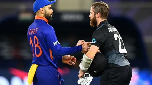 विराट कोहली और केन विलियम्सन