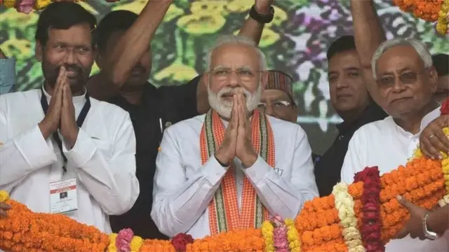 नितिशकुमार, नरेंद्र मोदी, रामविलास पासवान