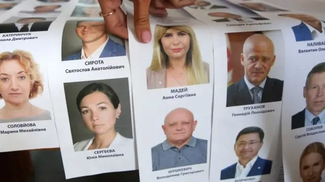 Candidates in the election