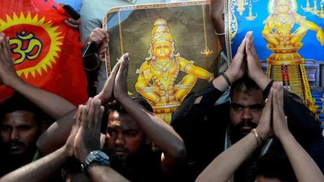 સબરીમાલાના દર્શનાર્થીઓ